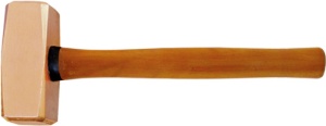 Кувалда 3000гр. немецкий тип с деревянной ручкой Al-Br X-SPARK 191I-1010