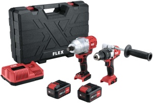 Дрель-шуруповерт + Гайковерт FLEX PD 2G 18.0-EC FS55 + IW 3/4“ 18.0-EC 516228